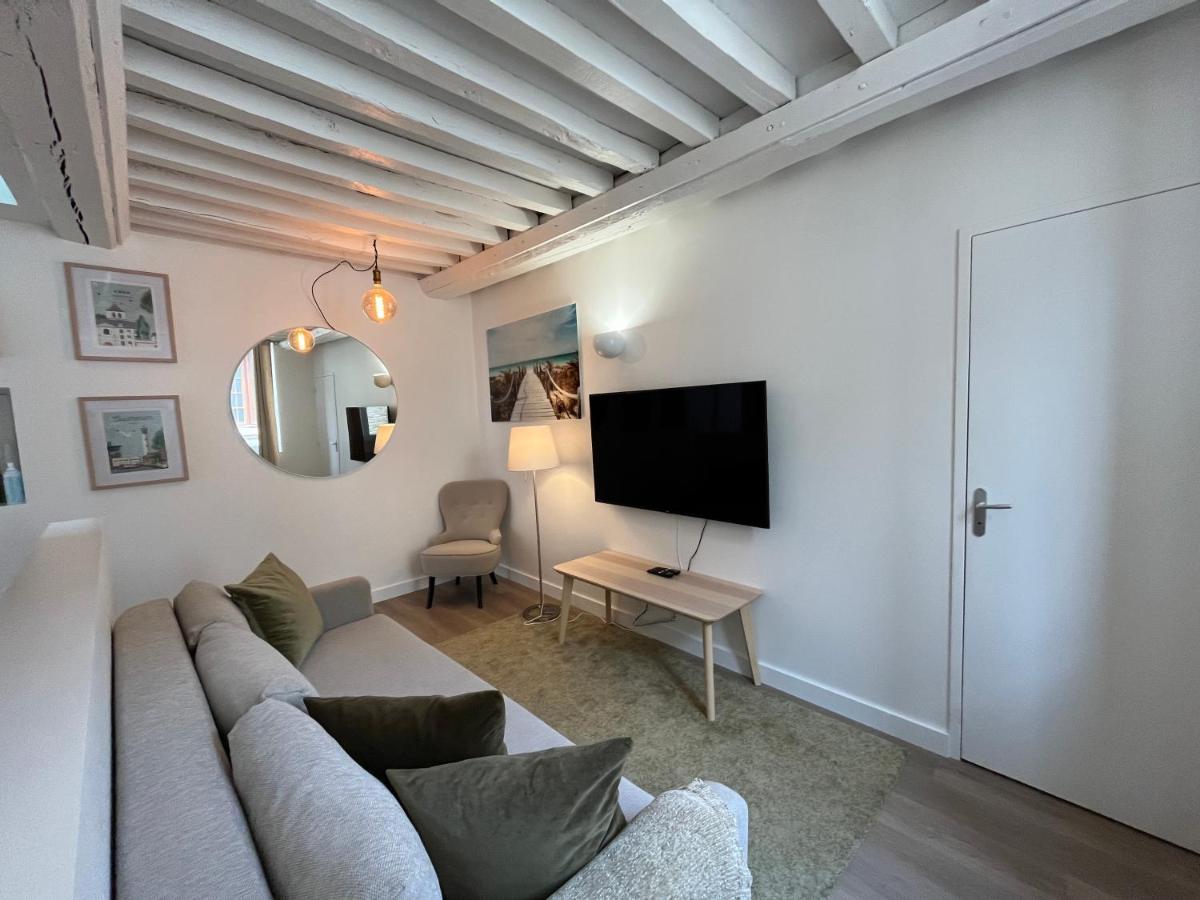 Bella, Joli Appt Renove Dans Le Bourg Apartment Ouistreham Luaran gambar